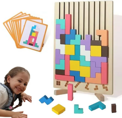 Montessori Wooden Tetris