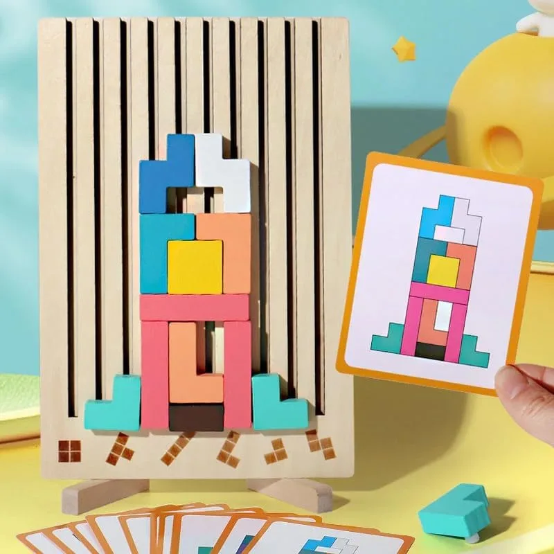 Montessori Wooden Tetris